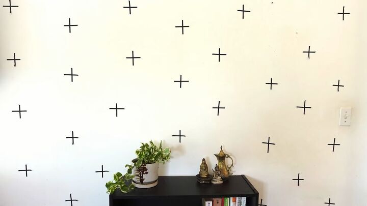5 quick easy renter friendly washi tape accent wall ideas, Easy washi tape wall art