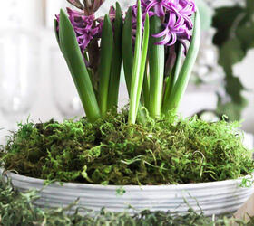 haz un sencillo centro de mesa de invierno con claras de papel, DIY Jardinera de Primavera
