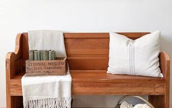 DIY Bench Made From A Door