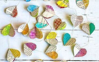 How to Make a Cute Paper Heart Garland