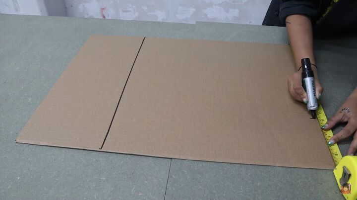 how to make a cardboard chair that holds weight looks chic, DIY cardboard chair project