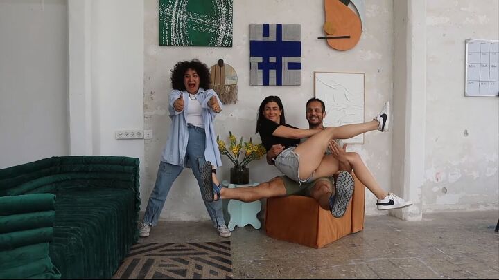 how to make a cardboard chair that holds weight looks chic, How to make a cardboard chair that holds weight