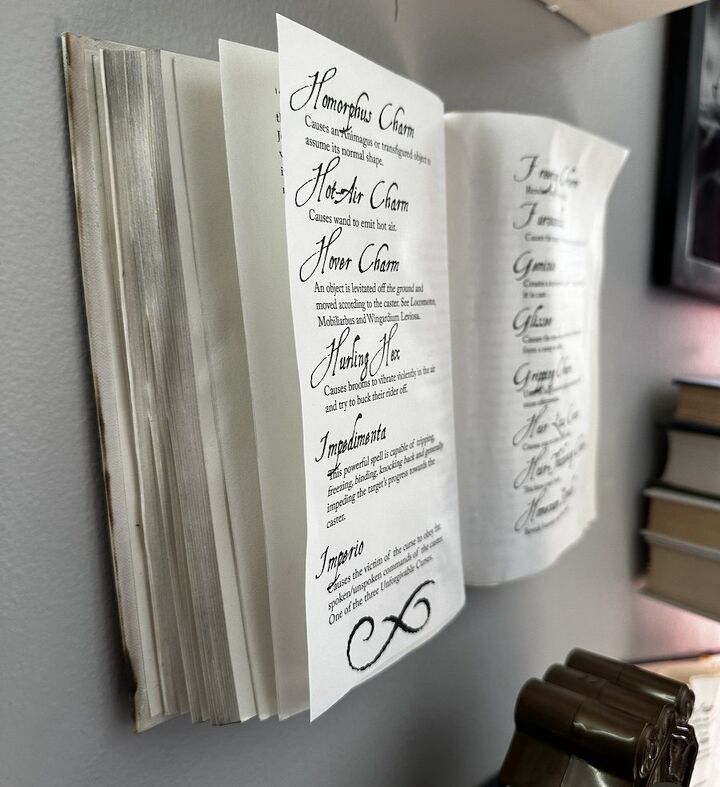 How to Create a Floating Book Wall Inspired by Harry Potter | Hometalk