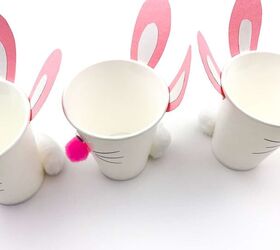 conejito lindo trata de tazas para sus celebraciones de pascua, Conejito Treat Cups