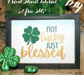How to Cut a Stencil W/ a Cricut for Newbies! Free St. Patrick's PNG