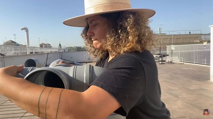 how to make a diy eny lee parker table out of pipes clay, Connecting the corners