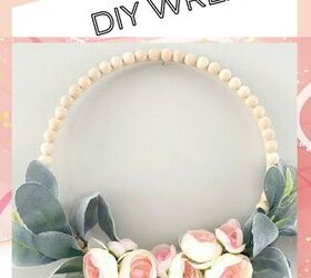 haz tu propia corona de primavera diy barata