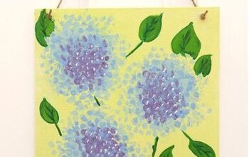 Have Fun Painting Hydrangeas With Bubble Wrap!