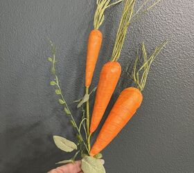 diy zanahoria colgador de puerta