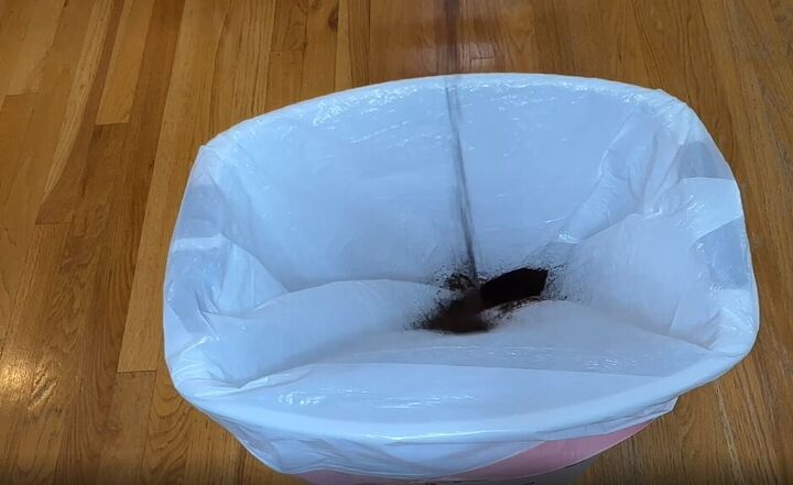7 astonishing coffee grounds hacks to save you time and money, Coffee grounds in garbage can