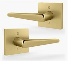 hardware for a lock and door pull
