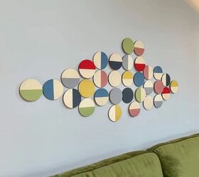 DIY Geometric Wood Wall Art Círculos