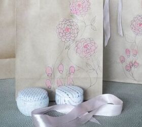 diy bolsas de papel pintadas para regalos de boda