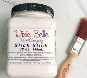 bandeja de navidad costera tv makeover, Producto Slick Stick con pincel