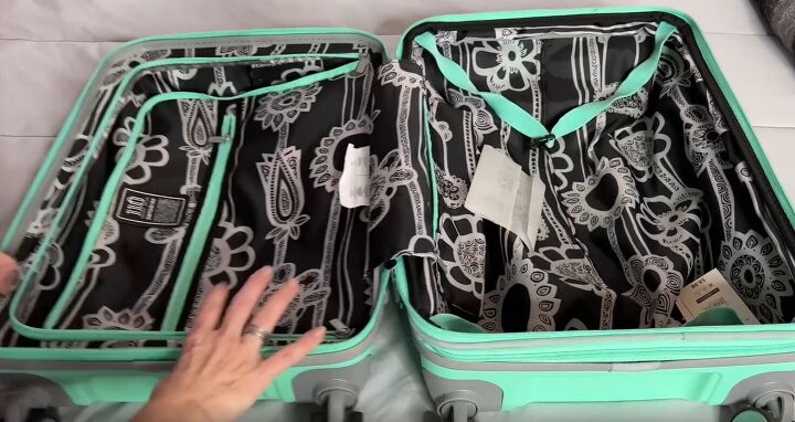 6 dryer sheet hacks the secret to effortless cleaning, Storing luggage with a dryer sheet inside