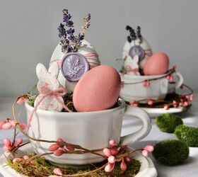 cmo hacer huevos de pascua de barro estampado, South House Designs