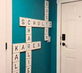DIY Scrabble(like) Art Tiles - Making Our Happiness