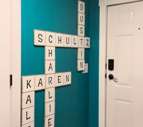 diy scrabble como azulejos de arte making our happiness