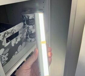 mi nuevo armario de la oficina en casa organizada, Tira de luz