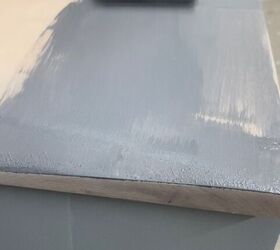 tutorial de madera gris en unos sencillos pasos, Aplicando el tinte gris
