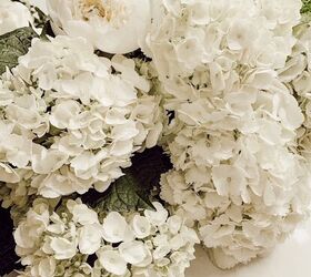 cmo crear un centro de mesa con hortensias, fregadero lleno de flores