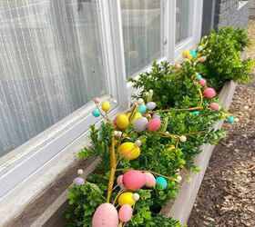 Ideas fáciles y asequibles de decoración de Pascua para exteriores