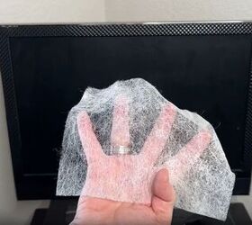 diy dust removal guide how to effortlessly banish dust, An old dryer sheet can be used to remove dust from electronics