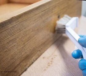 textured desk makeover