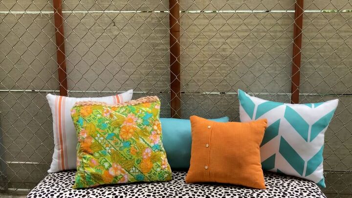 how to easily make diy throw pillows out of thrift store finds, How to make throw pillows