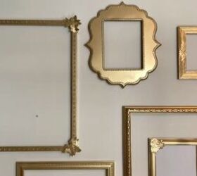 want a glam gold frame gallery wall here s how to diy it, Gold frame gallery wall