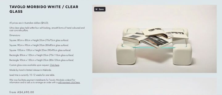 how to make a diy modern coffee table inspired by studio mignone, Tavolo Morbido by Studio Mignone