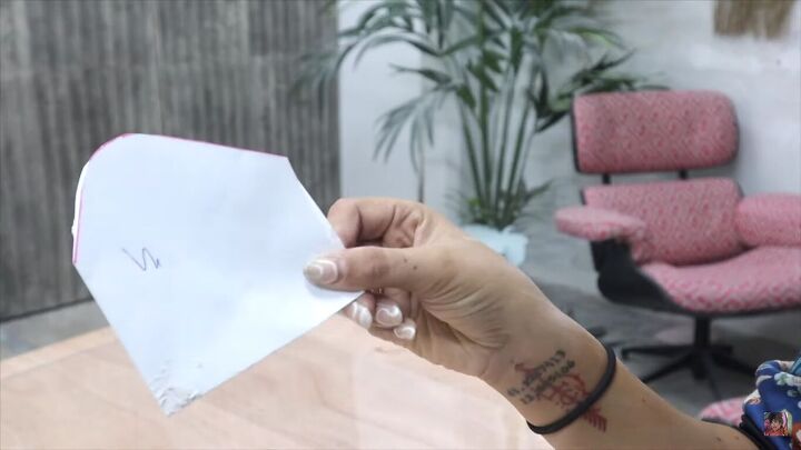 how to make a diy modern coffee table inspired by studio mignone, Curve template for the glass tabletop