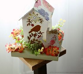 diy dollar tree birdhouse decoracin