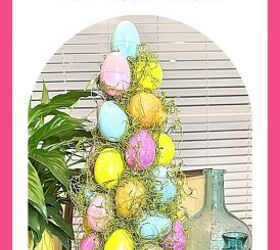 Cómo hacer un árbol topiario de huevos de Pascua