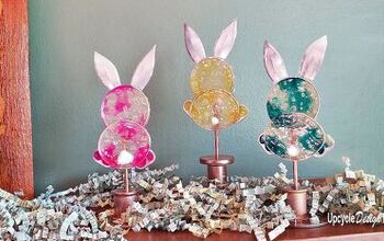 Baked Mod Podge Easter Bunny Decorations