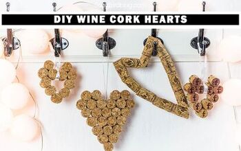 DIY Wine Cork Heart (three Design Ideas)