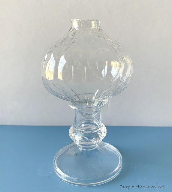 retro candlestick holder using ornaments