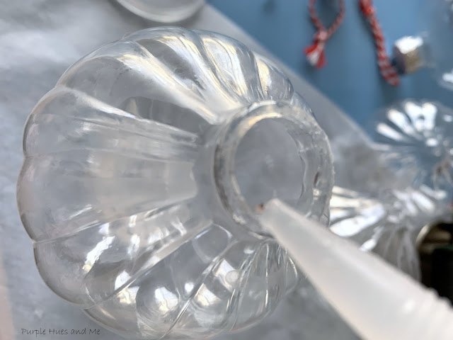 retro candlestick holder using ornaments