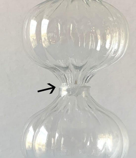 retro candlestick holder using ornaments