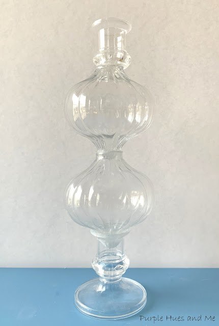 retro candlestick holder using ornaments