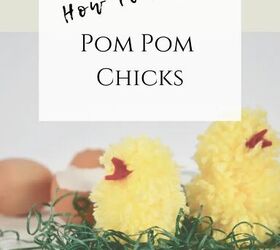 cmo hacer pom pom chicks, C mo hacer pollitos pom pom para Pascua