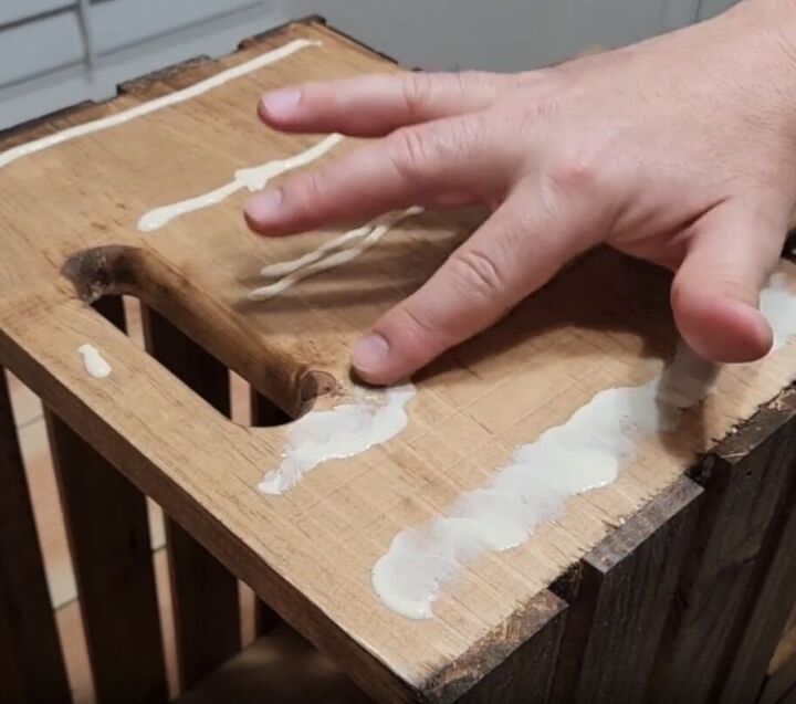 how to make an impressive rustic diy wood crate coffee table, DIY coffee table with wooden crates