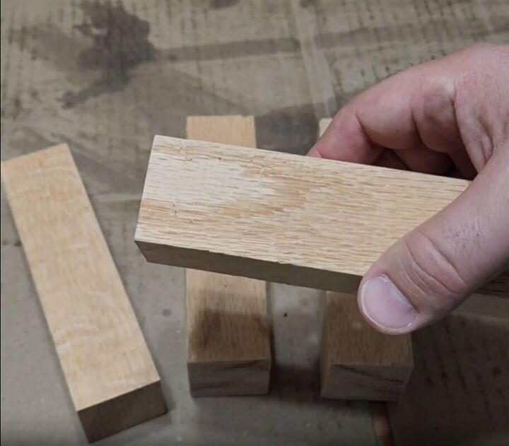 how to make an impressive rustic diy wood crate coffee table, 2 x 2 pieces of wood