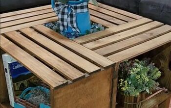 How to Make an Impressive Rustic DIY Wood Crate Coffee Table