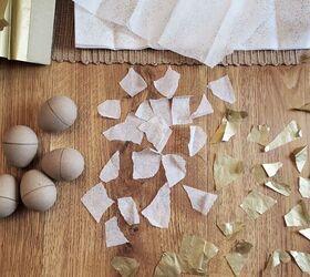 decoracin fcil de huevos de pascua con decoupage