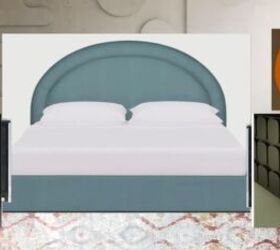 how to make a diy pool noodle headboard in a few easy steps, Arched headboard inspiration