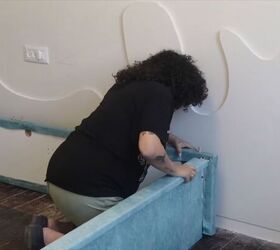 how to make a diy pool noodle headboard in a few easy steps, Assembling the MALM bed