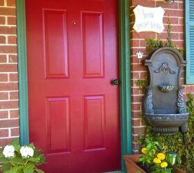 un cambio de imagen de la puerta de entrada para la primavera, Mi puerta de entrada reci n pintada
