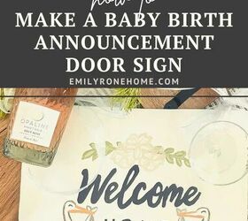 cmo hacer un letrero para anunciar el nacimiento de un beb