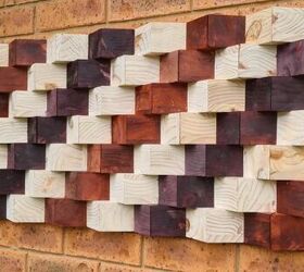 arte de pared en madera 3d, Arte en madera de desecho